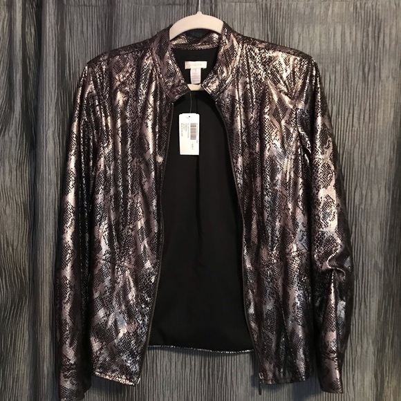 Chico’s Python Jacket - Picture 2 of 9